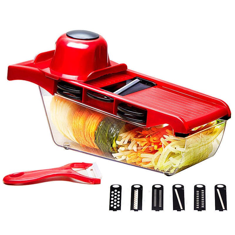 All-in-One Veggie SlicePro™ Kitchen Supplier Red 