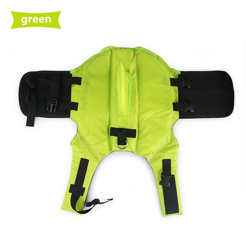 AquaPup™ Pet Life Jacket Pets K.K shop Green L 